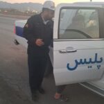 پلیس راه یزد پیرمرد سرگردان در بیابان را تحویل خانواده اش داد
